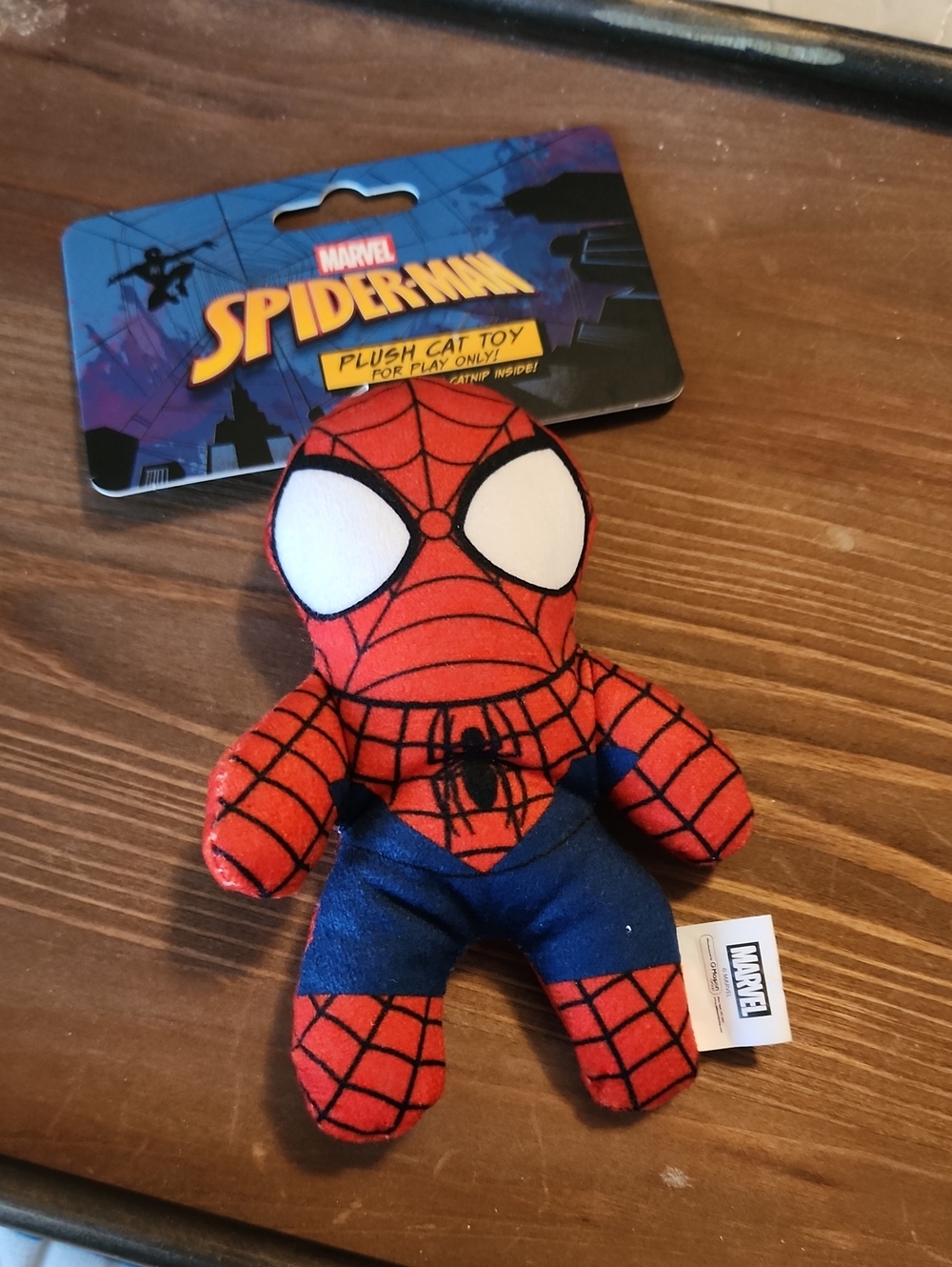 NWT Marvel Spiderman Cat Toy